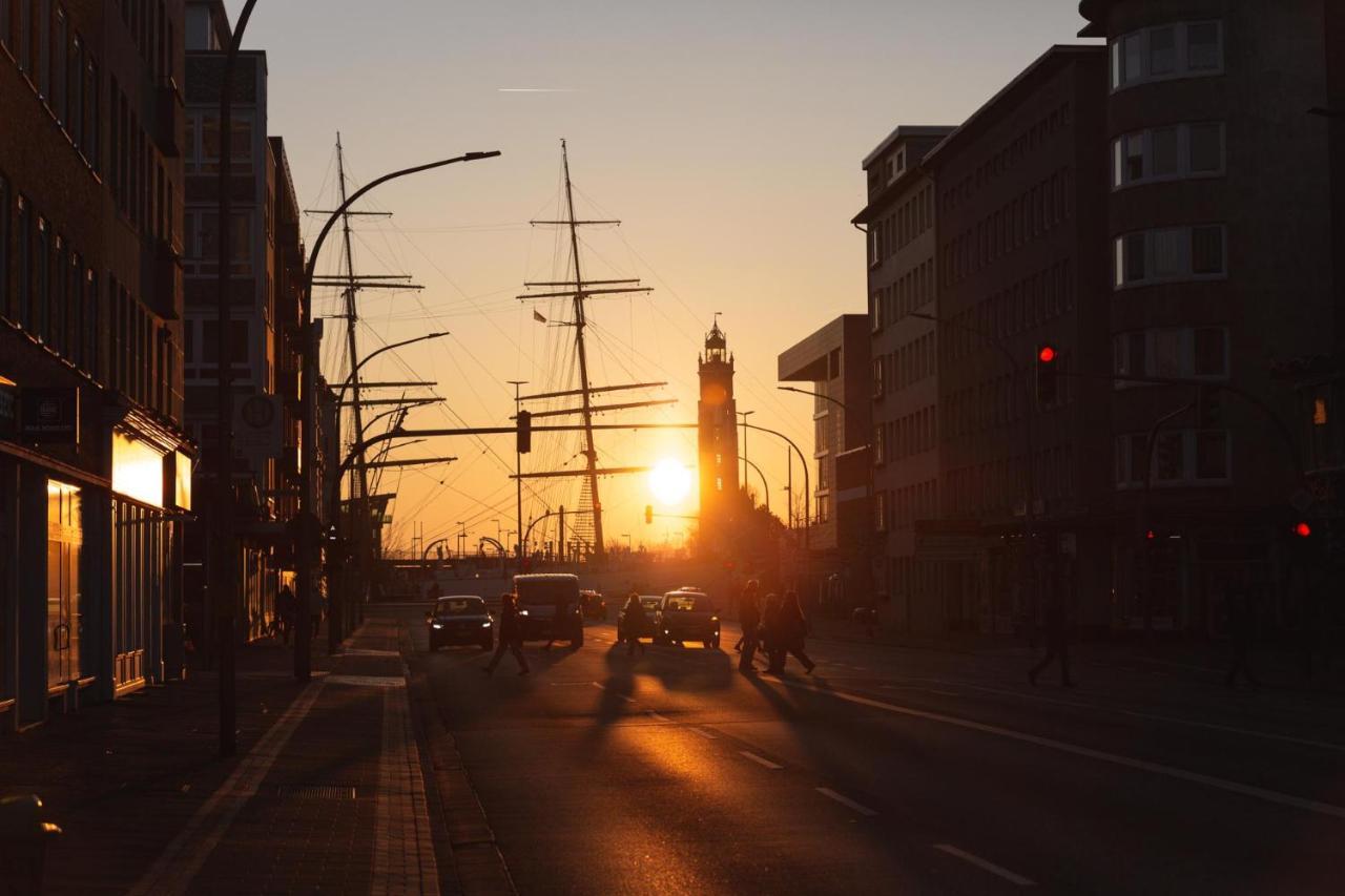 Koje Sechs I Apartment Im Zentrum Mit Hafenblick Bremerhaven Esterno foto